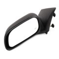Black Driver Side View Mirror Textured With Power Adjustment Manual Folding Heated Compatible For 2004-2009 Dodge Durango