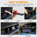 2pcs 70 In Amber Blue Strobe Lights Strip 864 Led Emergency Running Board Flashing Warning Hazard Safety Waterproof For Trucks