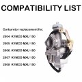 Waltyotur Carburetor Replacement For Kymco Mxu 150 2004 2005 2006 2007 2008