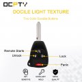 Ocpty Remotes Key Fob For Jeep Compass Patriot Wrangler 2007-2018 Oht692713a 2 Pcs