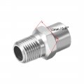 Uxcell Flat Fan Spray Tip 1 8bspt Male Thread 304 Stainless Steel Nozzle 95 Degree 4mm Orifice Diameter 2 Pcs