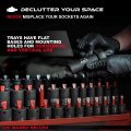 Abn Tool Box Socket Organizer Tray Set 6pk Sae And Metric 1 4in 3 8in 2in Shallow Deep Well Holders