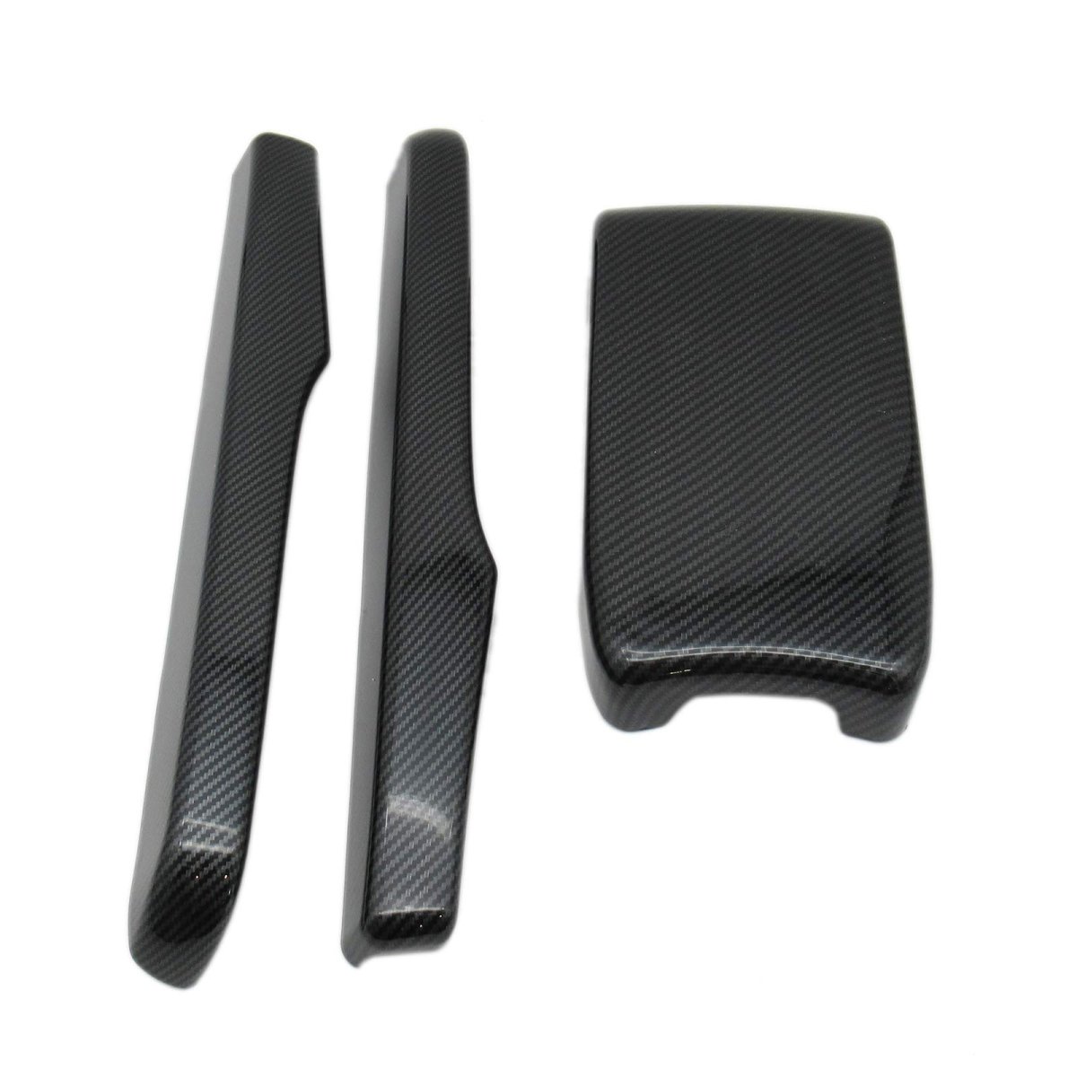 Car Armrest Box Cover Replacement For Honda Civic Dx Sedan 4 Door Carbon Fiber Look Abs Plastic Center Console Protector 2016