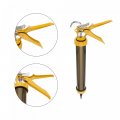 Uxcell Manual Sausage Caulking Gun Aluminium Sealant Cartridge Tube Caulk Applicator 600ml 20oz 12 1 Thrust Rate With Cones