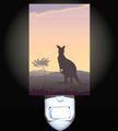 Kangaroo Silhouette Decorative Nightlight 
