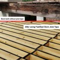 Deck Joist Tape 2 In X 100 Ft Waterproof Weather Resistant Self Adhesive Anticorrosion Flashing For Wood Joists And Beams
