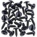 Rexka 30pcs Fender Liner Screws 12493-06207b For Hyundai Kia Accent Azera Elantra Sonata Tucson Veloster Veracruzamanti Forte 