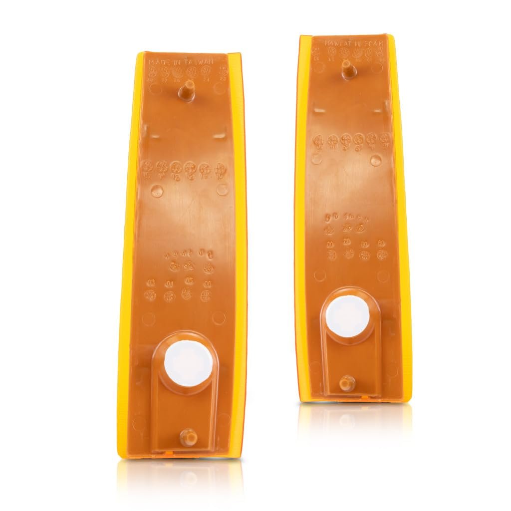 Front Side Marker Lights For Gmc C2500 K2500 Suburban 1992 1993 Driver And Passenger Pair Replacement Gm2551141 Gm2550141