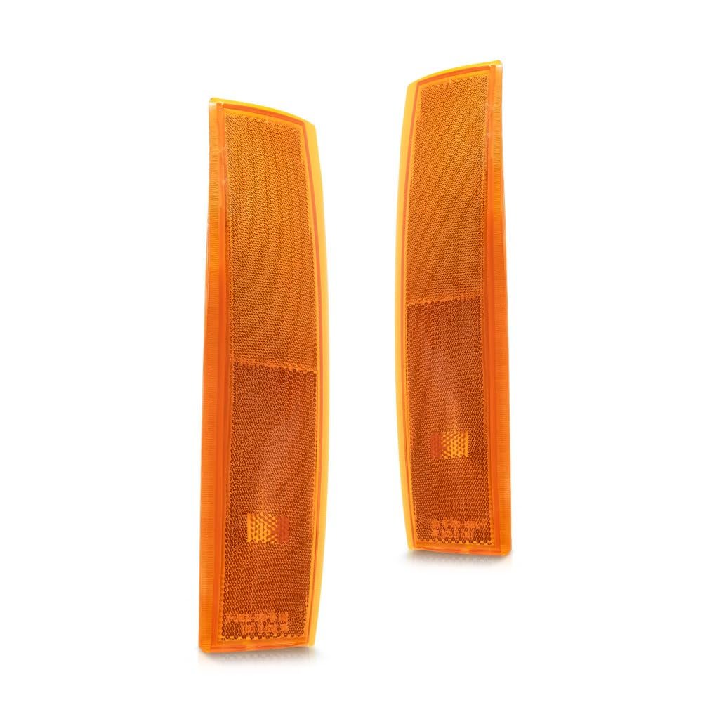 Front Side Marker Lights For Gmc C2500 K2500 Suburban 1992 1993 Driver And Passenger Pair Replacement Gm2551141 Gm2550141