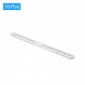 Uxcell 10pcs Adjustable Flat Mending Plate Support With Slot 11 02 X 0 94 Inch Stainless Steel Slotted Straight Brace Brackets