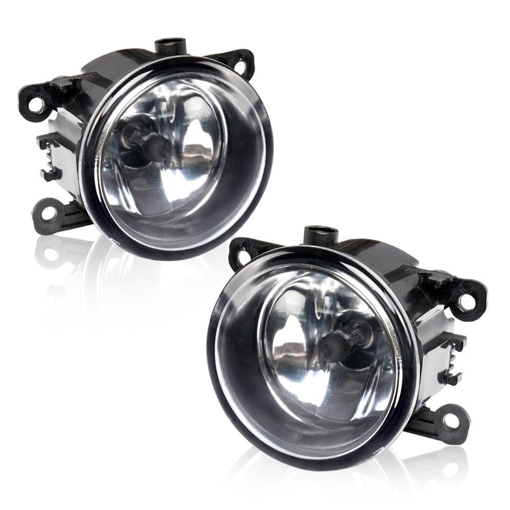 Front Bumper Fog Light Pair For Acura Honda Ford Nissan Driver And Passenger Sides Lamps 4f9z15200aa Clear Halogen Lens
