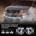 Front Bumper Fog Light Pair For Acura Honda Ford Nissan Driver And Passenger Sides Lamps 4f9z15200aa Clear Halogen Lens