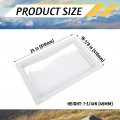 Skylight Inner Dome For 22 X 14 Rv Opening W Clear Window Plastic White