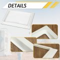 Kuafu Skylight Inner Dome Compatible With 22 X 14 Rv Opening W Clear Window Plastic White