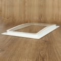 Kuafu Skylight Inner Dome Compatible With 22 X 14 Rv Opening W Clear Window Plastic White