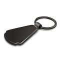 Hemi Powered Real Black Carbon Fiber Gunmetal Metal Teardrop Key Chain