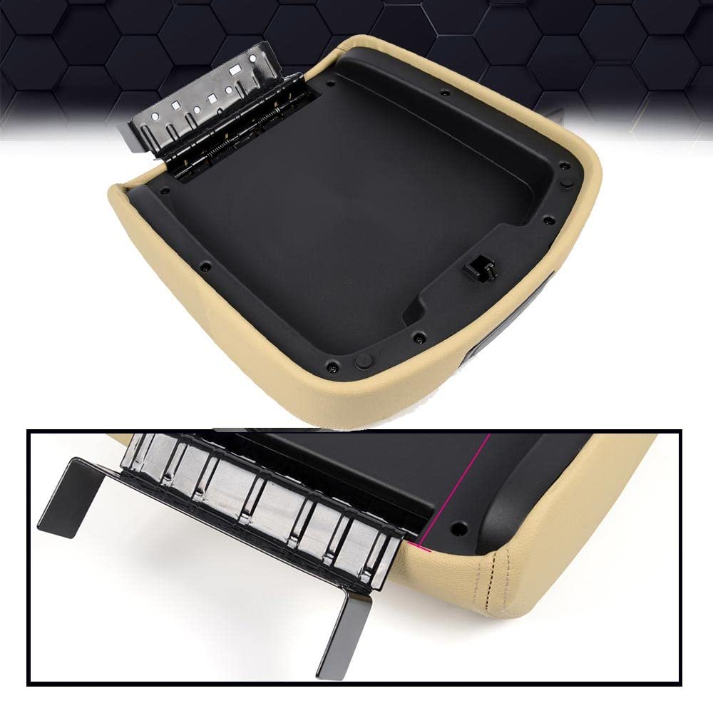Front Center Console Armrest Lid Replacement For Chevy Silverado 1500 Gmc Sierra 2007 To 2014 Beige Part 15941534 19328718