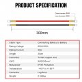 Eco-worthy 9awg Battery Cables Set With 13 64 Lugs Terminals 12inch Tinned Copper Inverter Cable For Car Truck Rv Solar
