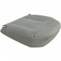 Hecasa Driver Side Seat Cover Compatible With 1995-1999 Chevy Chevrolet Tahoe Suburban Pewter Gray Artificial Leather Left