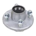 4 On Inch Trailer Hub Galvanized Suitable For 2000lbs Capacity And 1 Spindle 