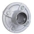 4 On Inch Trailer Hub Galvanized Suitable For 2000lbs Capacity And 1 Spindle