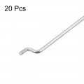 Uxcell 1 5mm X 300mm 12 Inch Steel Z Pull Push Rods Parts For Rc Airplane Plane Boat Replacement Pack Of 20