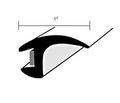 1 Gold Glass Universal Channel Molding With Butyl 