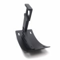 Hongk- Curved Side License Plate Tag Holder Bracket Compatible With Yamaha Yzf-r6s Yzf-r1 R1 Black B01c0srqn8