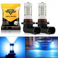 Auxbeam 9005 9006 H10 Led Fog Light Bulbs Max 50w 8000k Ice Blue 8000lm Super Bright 360-degree Illumination Canbus Ready Car 
