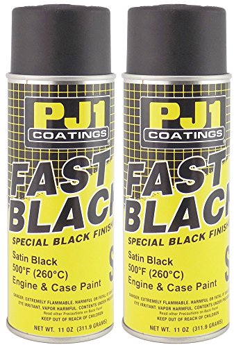 Pj1 16-sat-2pk Satin Black Engine Spray Paint 22 Oz 2 Pack