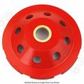 Diatool 1 Pc Diamond Single Row Cup Wheel For Concretestone And Other Construction Material 4 Inch 105mm