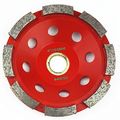 Diatool 1 Pc Diamond Single Row Cup Wheel For Concretestone And Other Construction Material 4 Inch 105mm