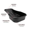 Performance Tool W4073 Heavy Duty 2 8 Quart Oil Drain Pan With Splash Guard And Tapered Spout For Lawn Equipment Motorcycles