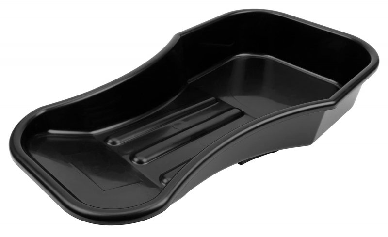 Performance Tool W4073 Heavy Duty 2 8 Quart Oil Drain Pan With Splash Guard And Tapered Spout For Lawn Equipment Motorcycles