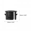 X Autohaux 2pcs 89348-33010 Car Bumper Pdc Parking Sensor Retainer Holder For Lexus Es350 2007-2012 Hs250h 2010-2012 Black