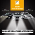 Xentec D4c D4r D4s 5000k Hid Xenon Bulbs X 1 Paira