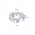 Uxcell 10pcs Aluminum Spacer 3 8 Bore X 4 Od 16 Length Screw Standoff Bushing Plain Finish Round Metal For Id Screws Bolts And