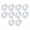 Uxcell 10pcs Aluminum Spacer 3 8 Bore X 4 Od 16 Length Screw Standoff Bushing Plain Finish Round Metal For Id Screws Bolts And