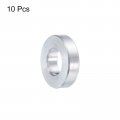 Uxcell 10pcs Aluminum Spacer 3 8 Bore X 4 Od 16 Length Screw Standoff Bushing Plain Finish Round Metal For Id Screws Bolts And