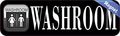 10in X 3in Mens Womens Washroom Restroom Bathroom Magnet Magnetic Sign 