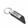 Ipick Image For Gmc Canyon Silver Metal Plate Carbon Fiber Texture Black Pu Leather Key Chain Keychain Official Licensed