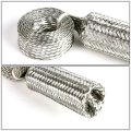 Universal Stainless Steel Braided Dress-up Hose Cover Kit Black