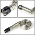 Universal Stainless Steel Braided Dress-up Hose Cover Kit Black
