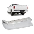 Rear Bumper End Cap For 2021-2023d F-150 Replacement For Fo1102401 Ml3z17906ha Protector Cover Left Steel Chrome Silvery 