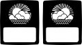 Jeeptails Tropical Sun Over Water Tail Lamp Light Covers Non-led For Jeep Wrangler Jl Models 2018-present 