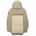 Ecotric Seat Cover Synthetic Leather Perforateda Tan Compatible With 2003-2006 Ford Expedition Eddie Bauer 4x4 2wd 4 6l 5 4l