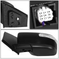 Auto Dynasty Ma1320158 Side Door Power Mirror With Signal For Mazda Cx-9 2007-2009 Driver Left Paint To Match Black