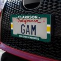 Clarkson University Stripe License Plate Tag Frame
