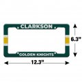 Clarkson University Stripe License Plate Tag Frame