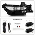 Acanii For 2015 2016 2017 Chrysler 200 Oe Style Led Bumper Fog Lights Driving Lamps W Switch Kit Pair Set Left Right